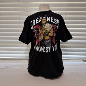 WWE Black Graphic Tee